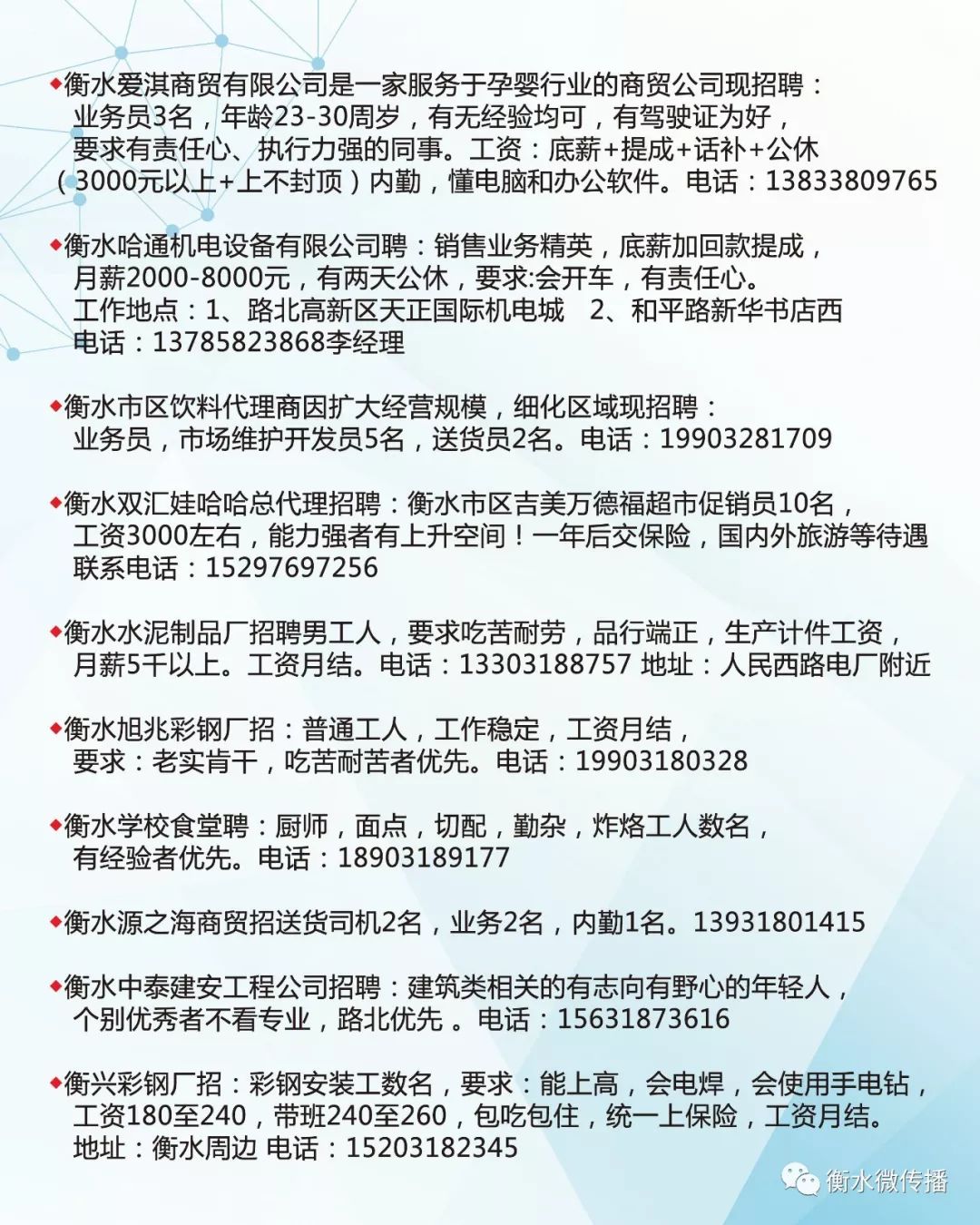 涞水招聘网最新招聘，开启职场新篇章